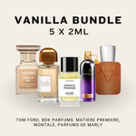 Vanilla Bundle - Tom Ford Vanilla Sex - BDK CRÈME DE CUIR - Matiere Premiere Vanilla Powder - Montale Dark Vanilla - Parfums de Marly Althair